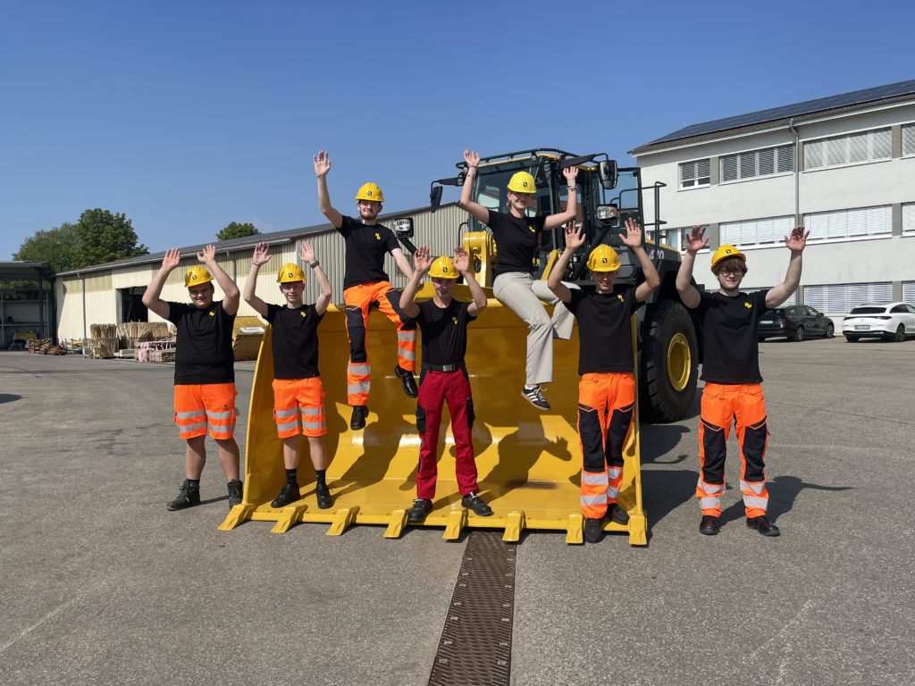 Sieben Auszubildende starten bei der Naumburger Bauunion